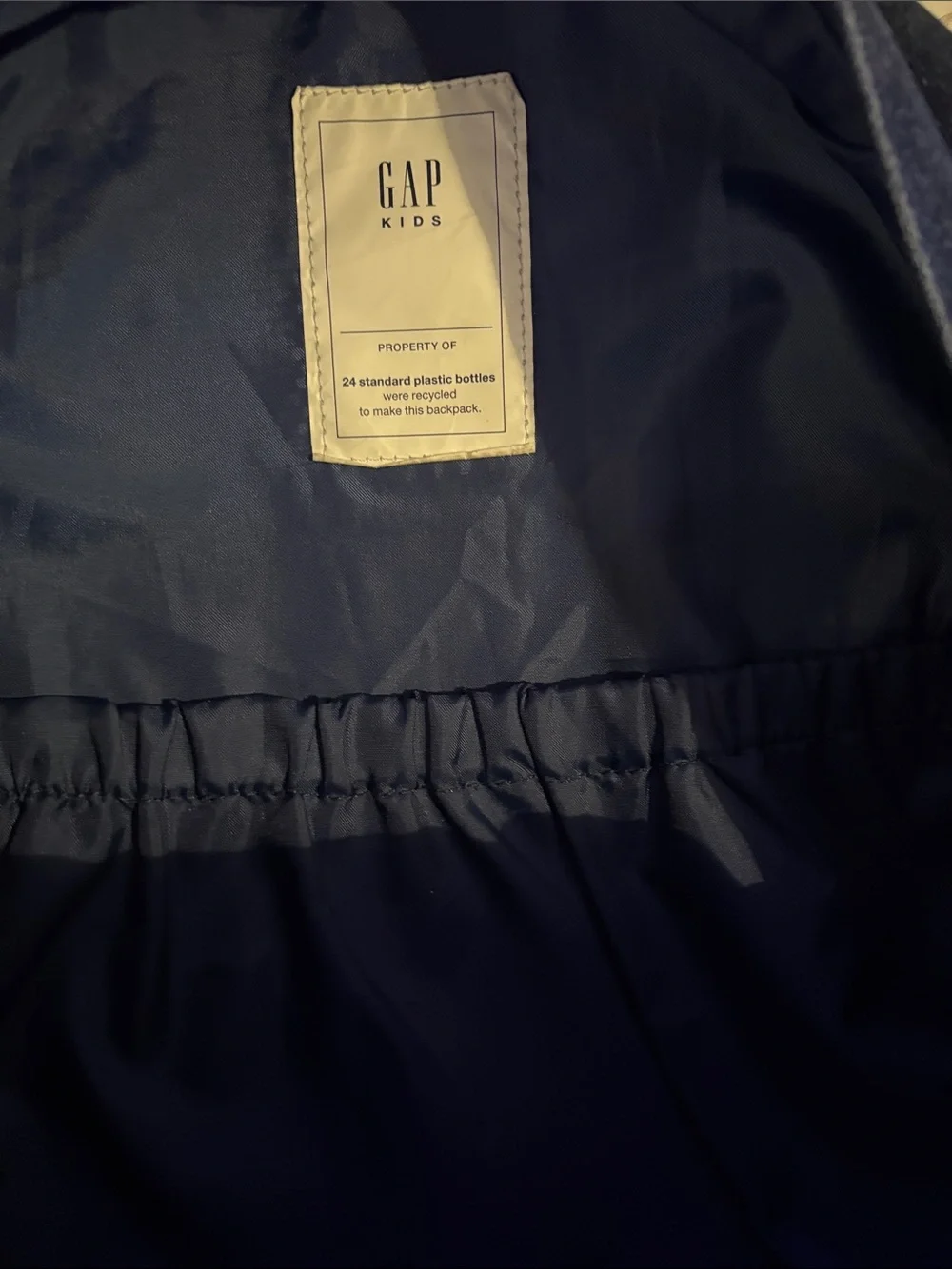 GAP navy backpack